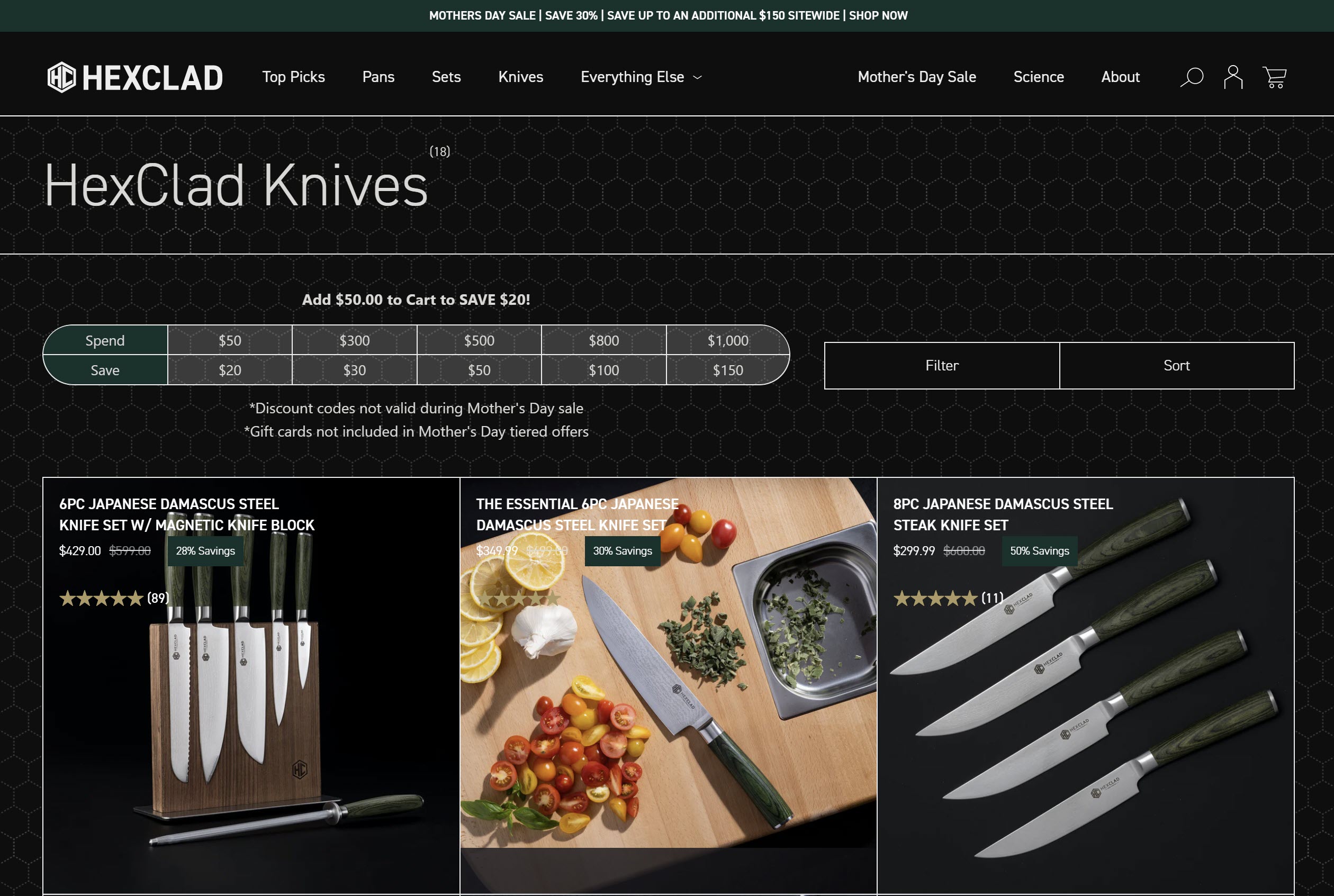 HexClad Website Redesign